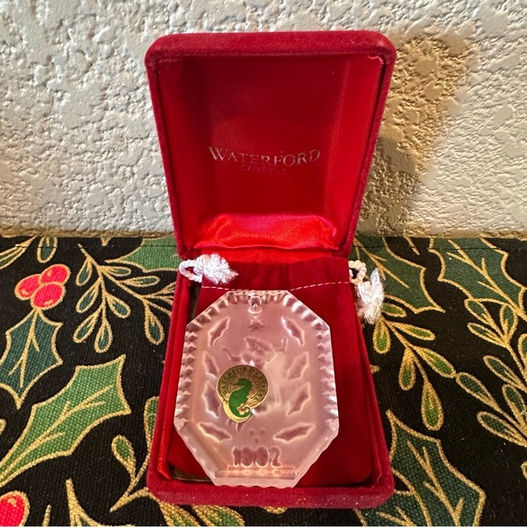 Waterford Crystal 12 Days of Christmas Ornament Collection - Complete Set - Picture 10 of 16
